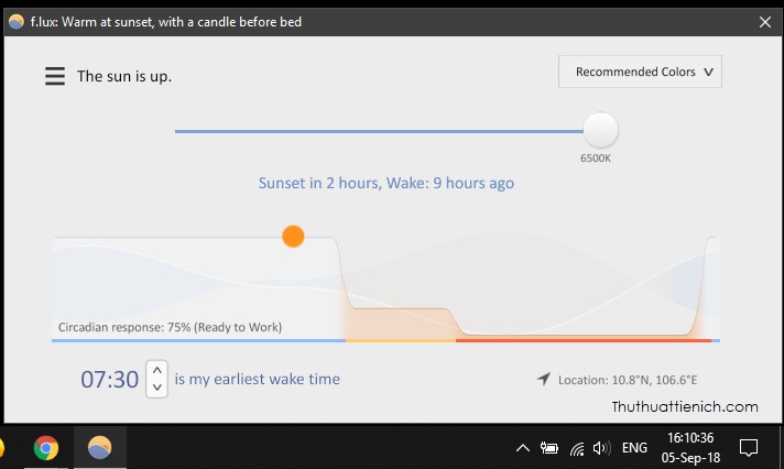 Phần mềm&nbsp;f.lux